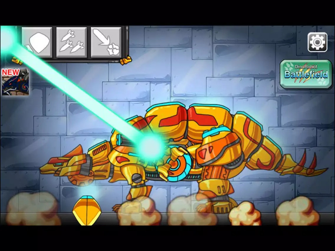 Captures d'écran de Combine! Dino Robot - Stego Gold iPad 