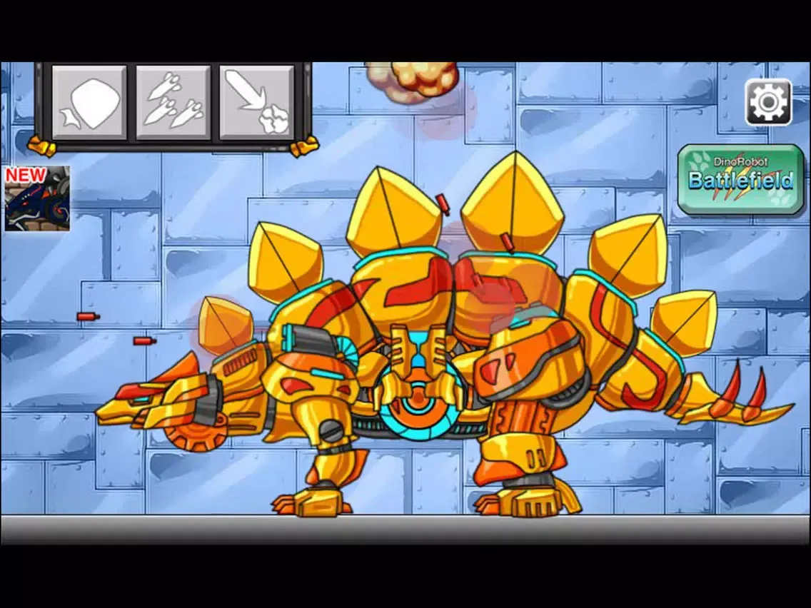 Captures d'écran de Combine! Dino Robot - Stego Gold iPad 
