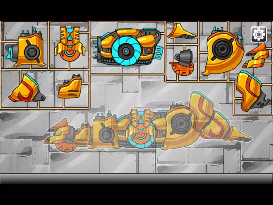Captures d'écran de Combine! Dino Robot - Stego Gold iPad 