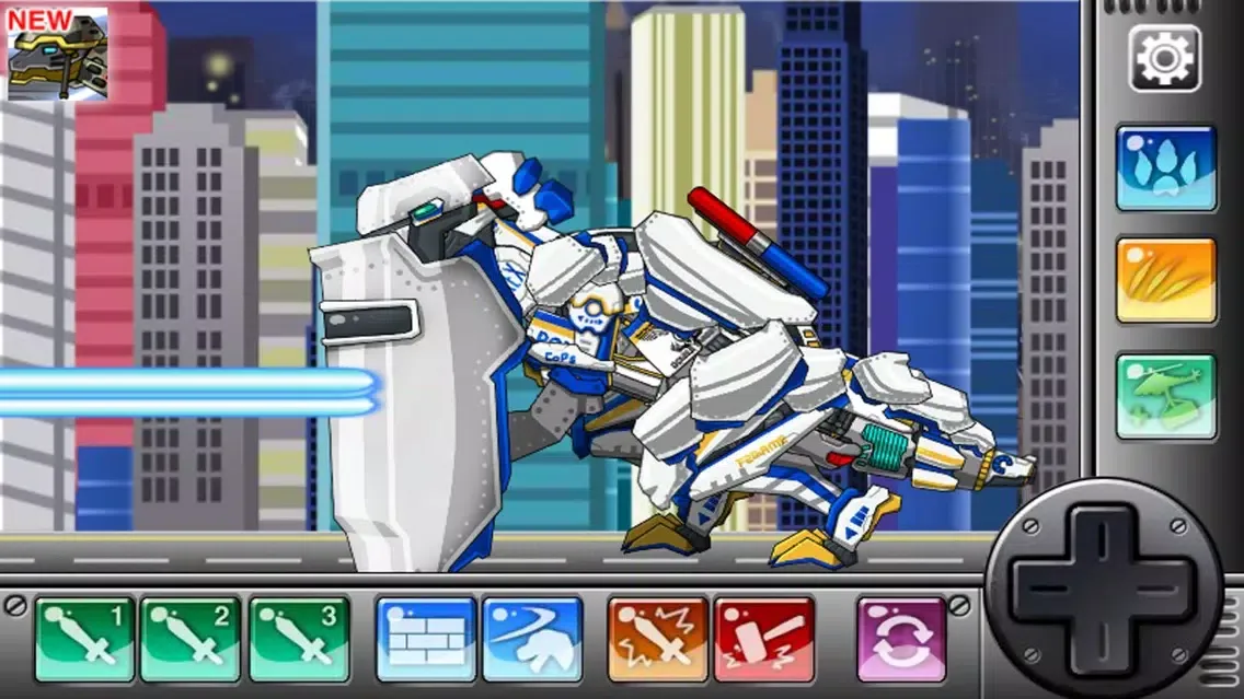 صور Combine! Dino Robot - T-rex Cops