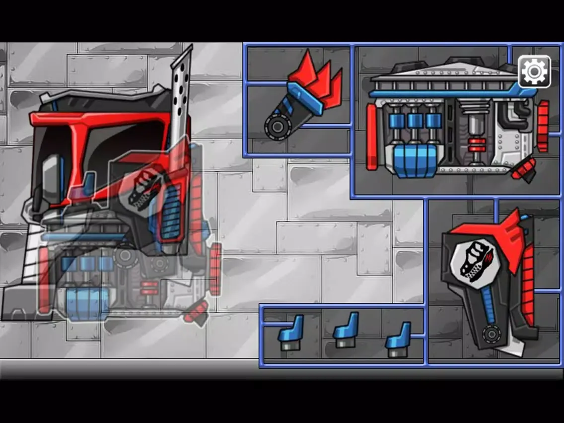 Tangkapan skrin Combine! Dino Robot - Megalosaurus iPad 