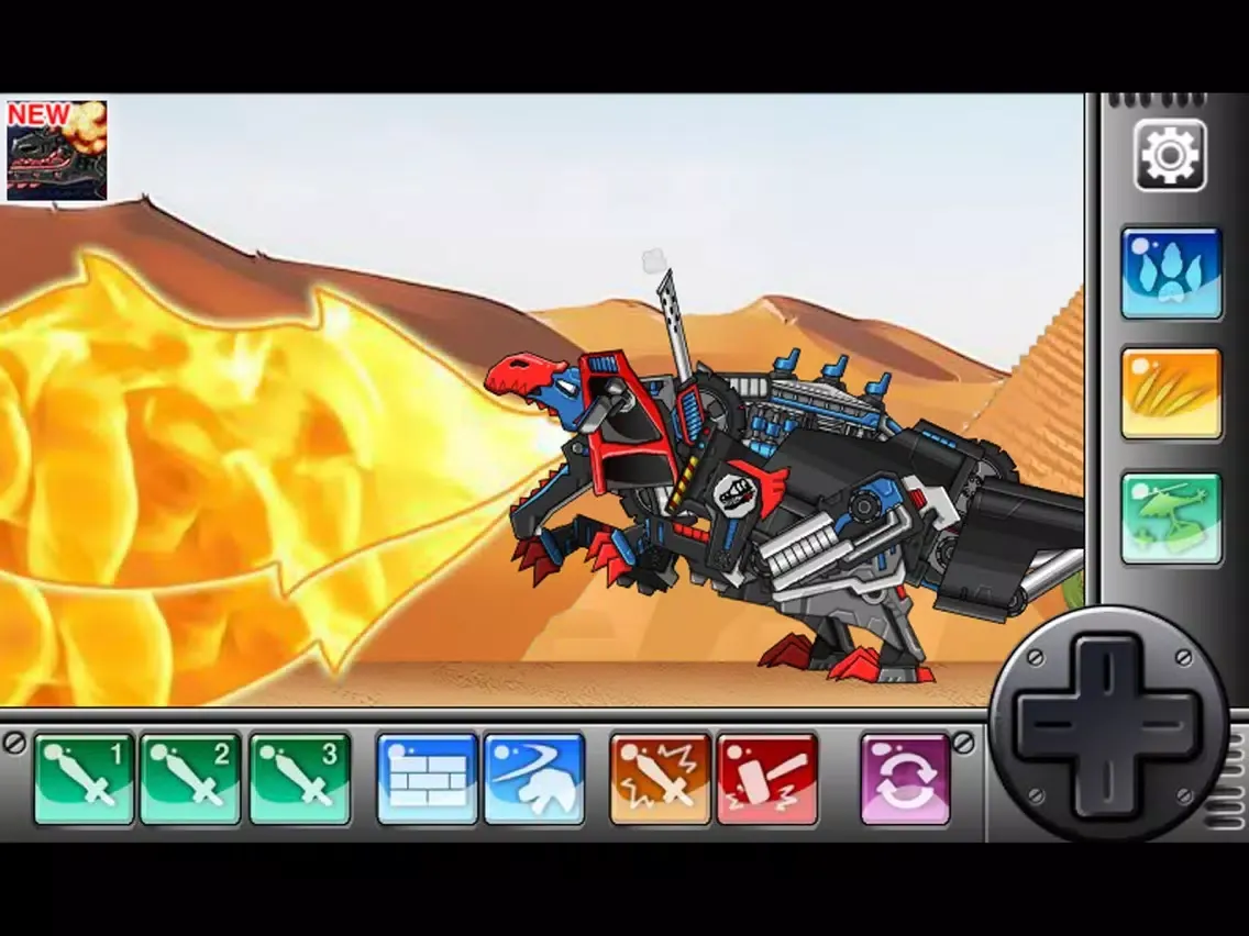 Tangkapan skrin Combine! Dino Robot - Megalosaurus iPad 