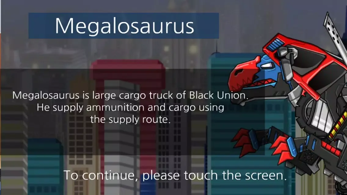 Tangkapan skrin Combine! Dino Robot - Megalosaurus