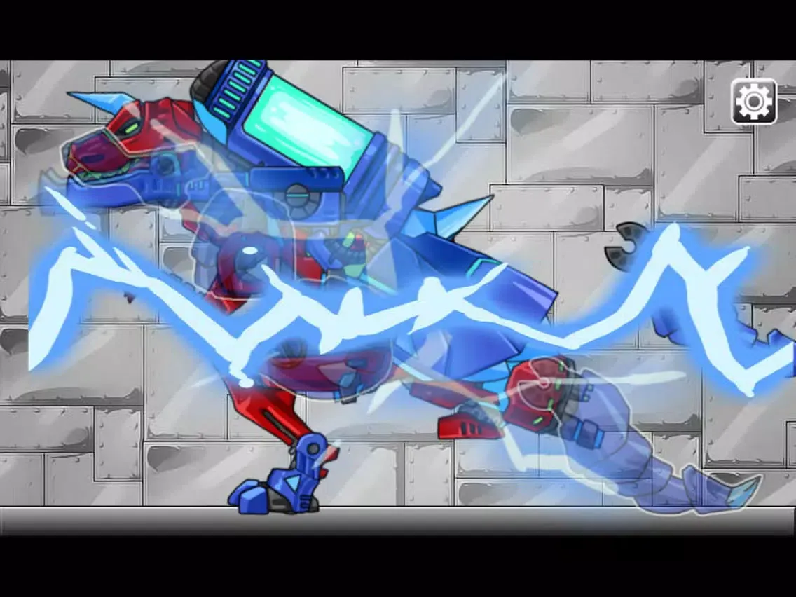 Captures d'écran de Combine! Dino Robot - Tyrano + Tricera2 iPad 