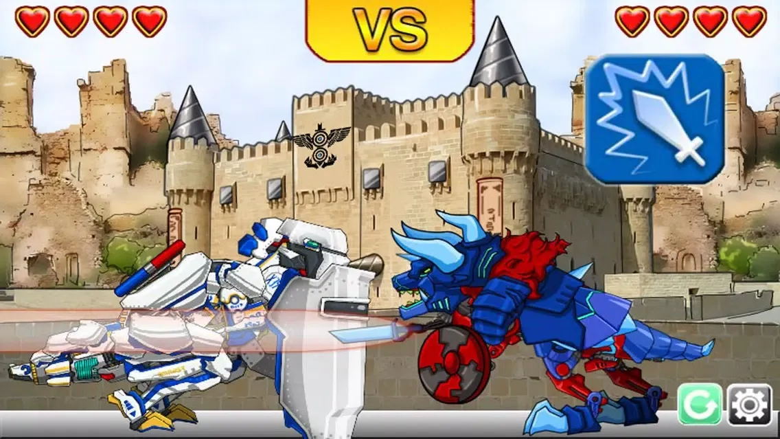Captures d'écran de Combine! Dino Robot - Tyrano + Tricera2