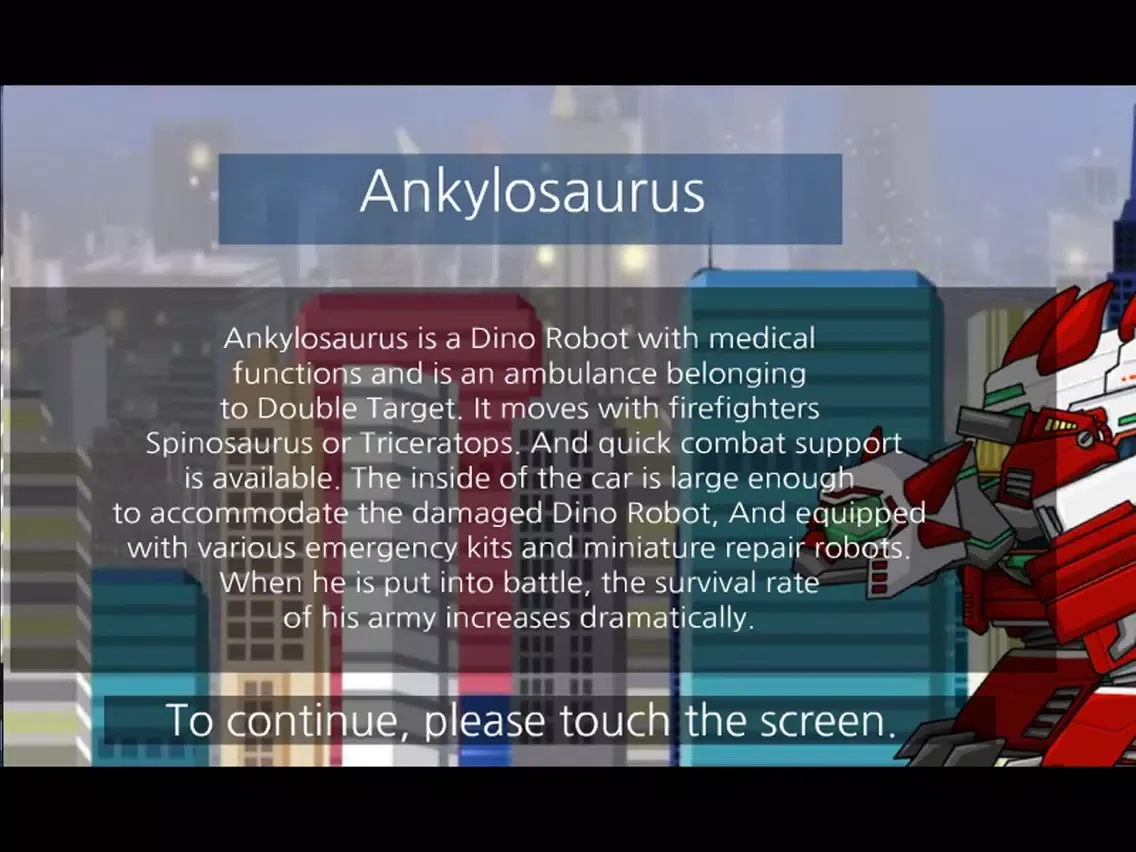 Capturas de pantalla de Combine! Dino Robot - Ankylosaurus iPad 