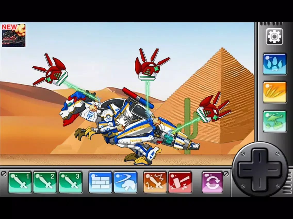 Capturas de pantalla de Combine! Dino Robot - Ankylosaurus iPad 