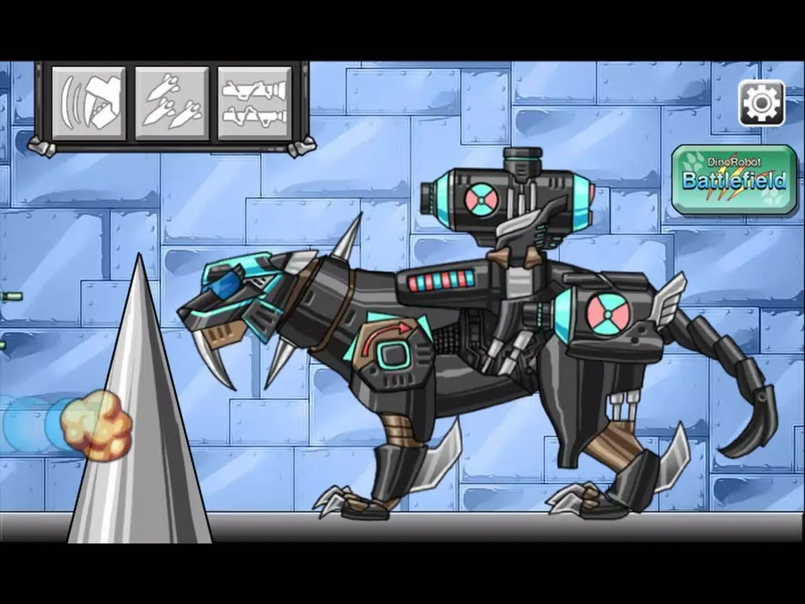 Capturas de tela do Combine! Dino Robot - Smilodon Black iPad 