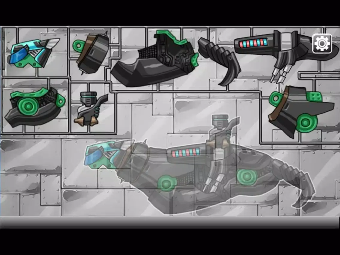 Capturas de tela do Combine! Dino Robot - Smilodon Black iPad 