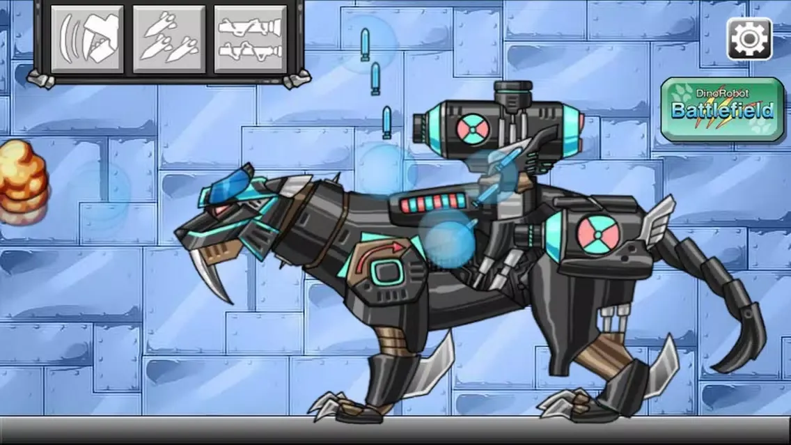 Capturas de tela do Combine! Dino Robot - Smilodon Black