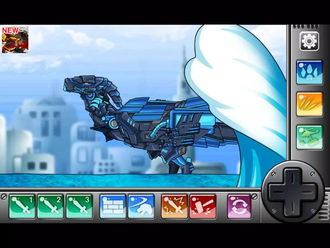 Zrzuty ekranu Combine! Dino Robot - Ninja Parasau iPad 