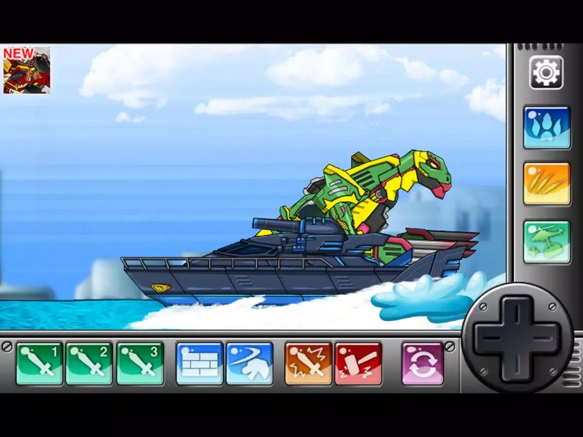 Zrzuty ekranu Combine! Dino Robot - Ninja Parasau iPad 