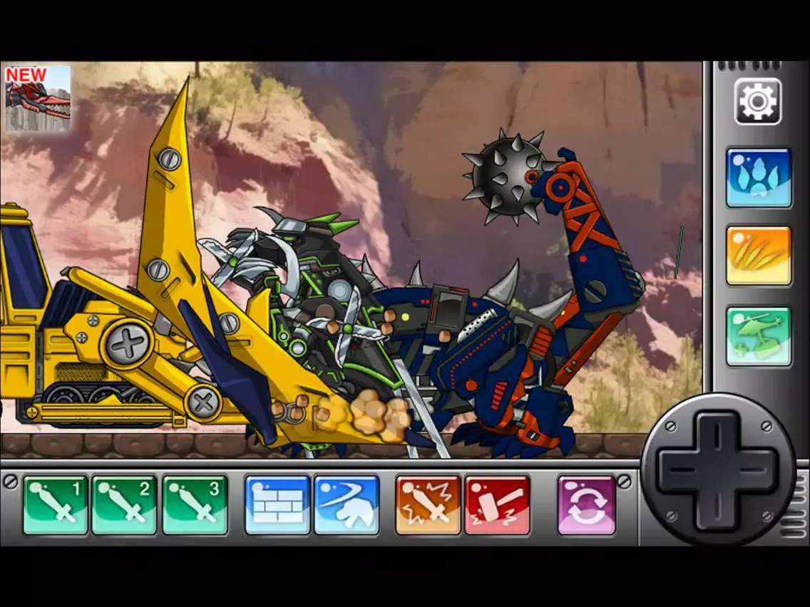 Tangkapan skrin Combine! Dino Robot - Stegosaurus iPad 