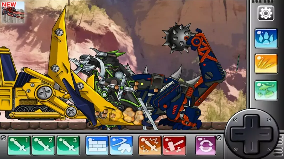 Tangkapan skrin Combine! Dino Robot - Stegosaurus