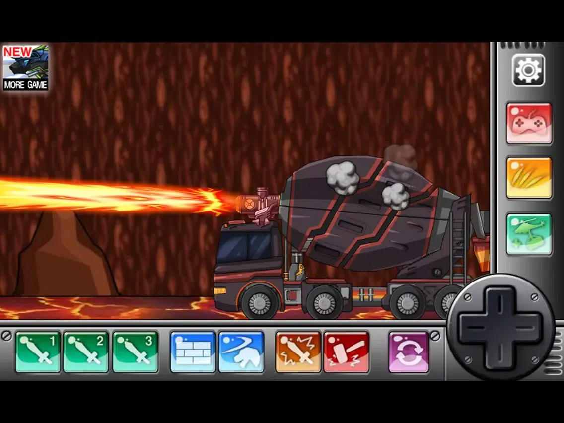 Ảnh chụp màn hình của Combine! Dino Robot - Magma Spino iPad 