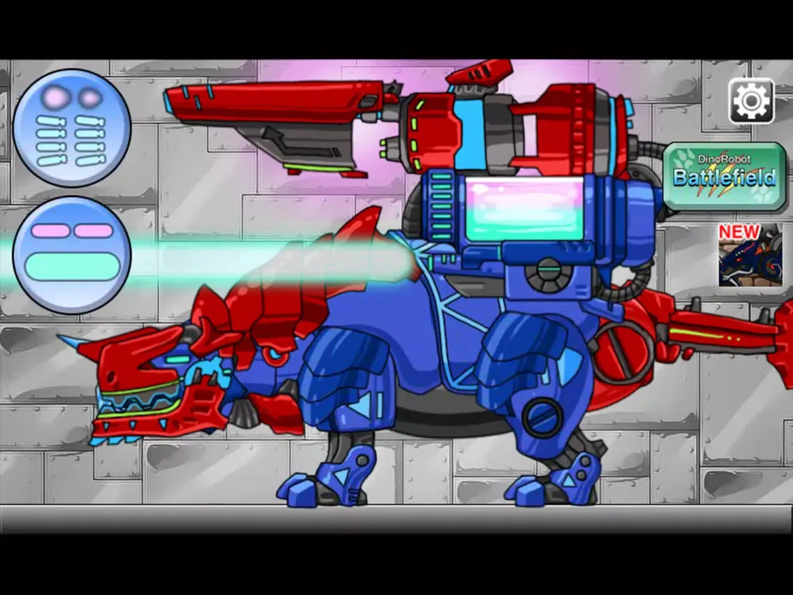 Zrzuty ekranu Combine! Dino Robot - Tyranno + Tricera iPad 
