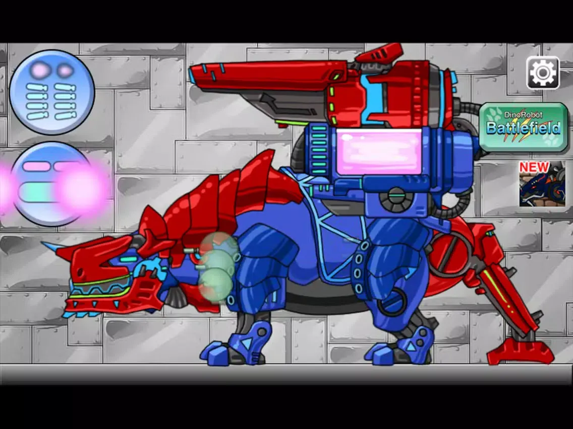 Zrzuty ekranu Combine! Dino Robot - Tyranno + Tricera iPad 