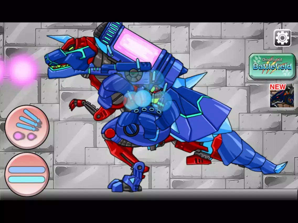 Zrzuty ekranu Combine! Dino Robot - Tyranno + Tricera iPad 