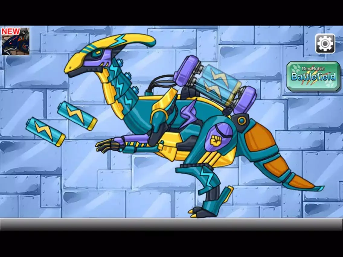 Combine! Dino Robot - Lightning Parasau iPad  Screenshots