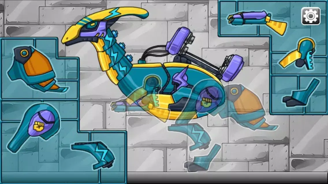 Combine! Dino Robot - Lightning Parasau Screenshots