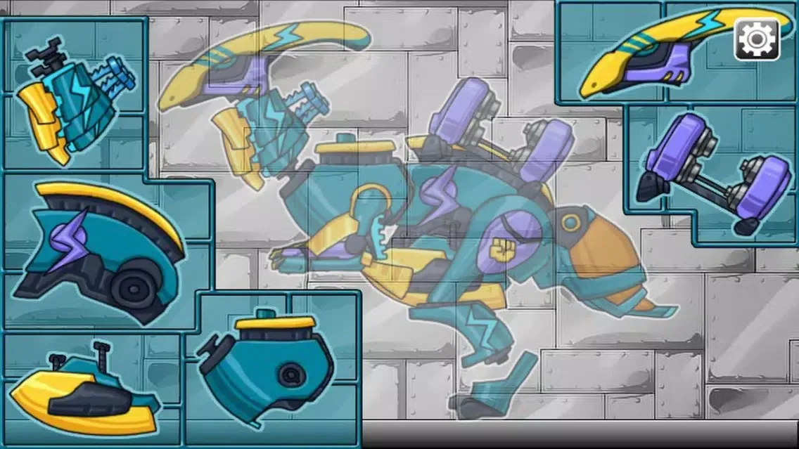 Combine! Dino Robot - Lightning Parasau Screenshots