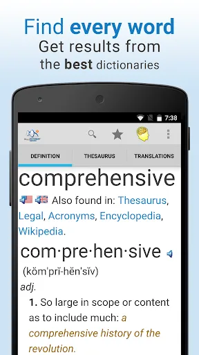 Dictionary Pro স্ক্রিনশট
