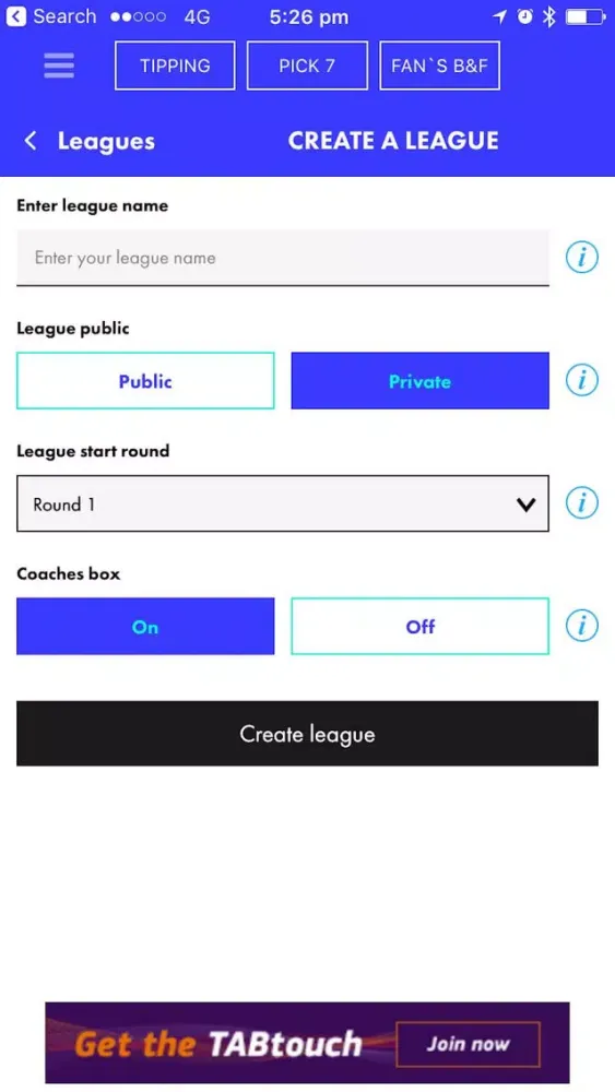 The Game AFL Tipping & Fantasy应用截图