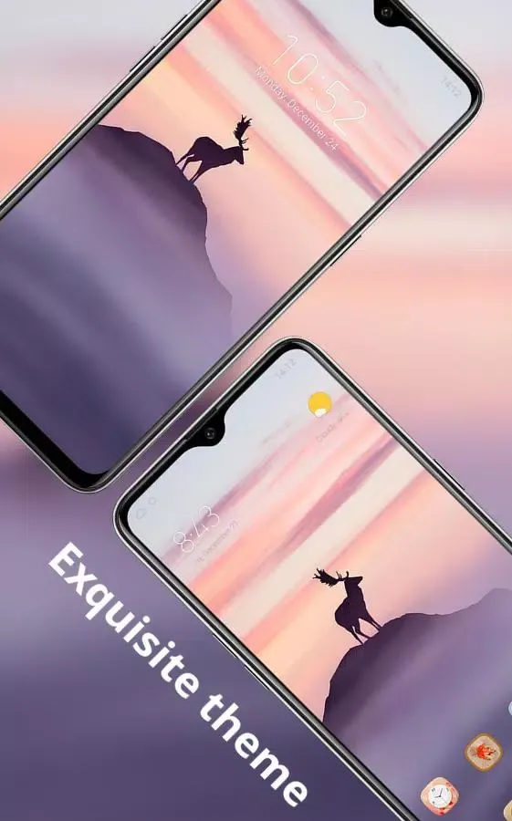 Animal theme Deer standing on Screenshots