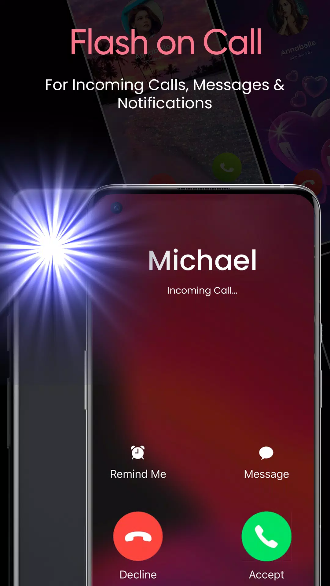 Color Call Screen Caller Theme Screenshots