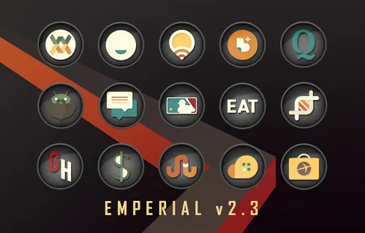 Emperial - Circle Retro Icons スクリーンショット