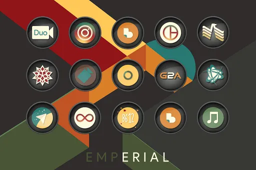 Emperial - Circle Retro Icons スクリーンショット