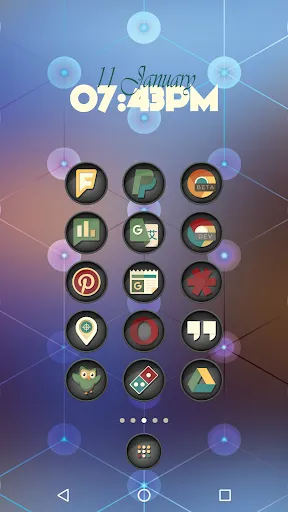 Emperial - Circle Retro Icons スクリーンショット