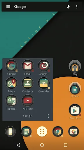 Emperial - Circle Retro Icons スクリーンショット