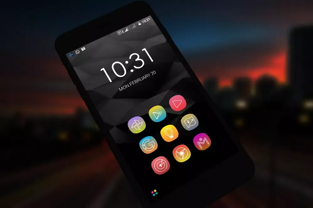 Capturas de tela do Meego Neon