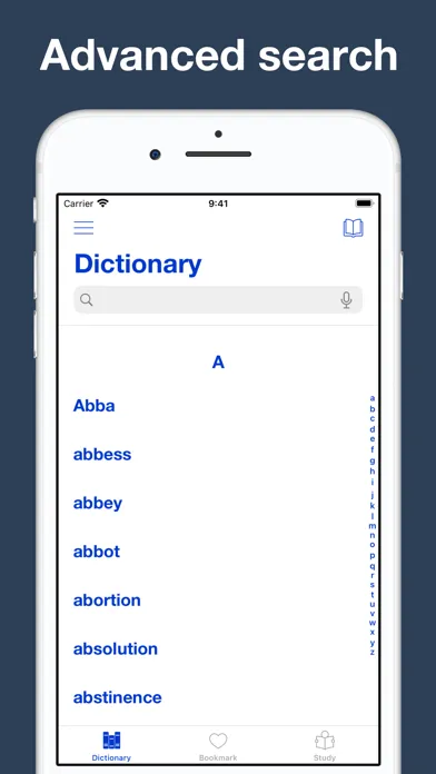 Theological Dictionary Screenshots