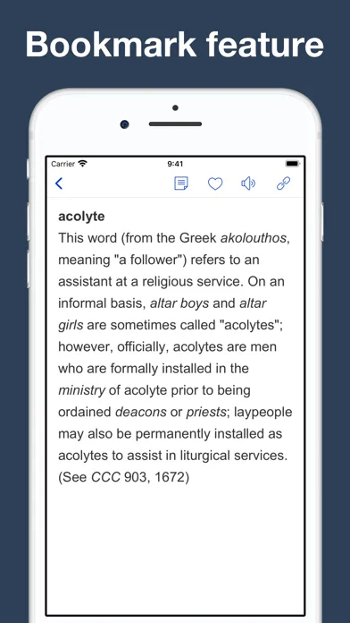 Theological Dictionary Screenshots