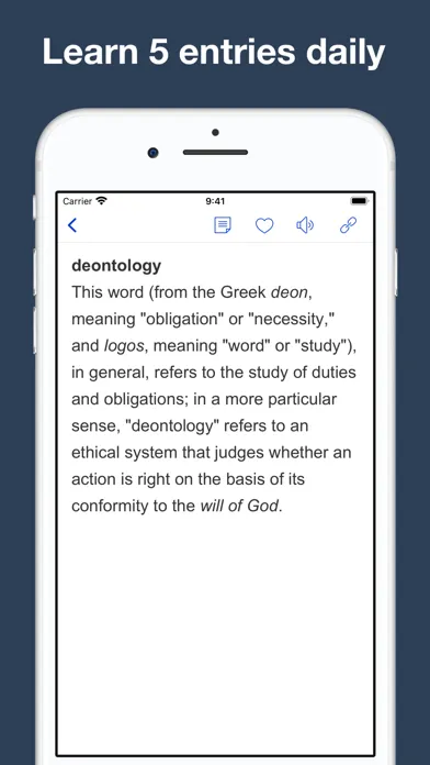 Theological Dictionary Screenshots