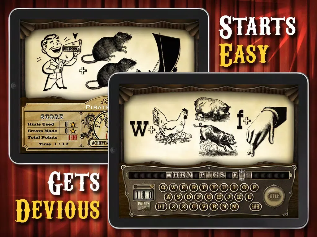 Capturas de tela do The Rebus Show Free iPad 