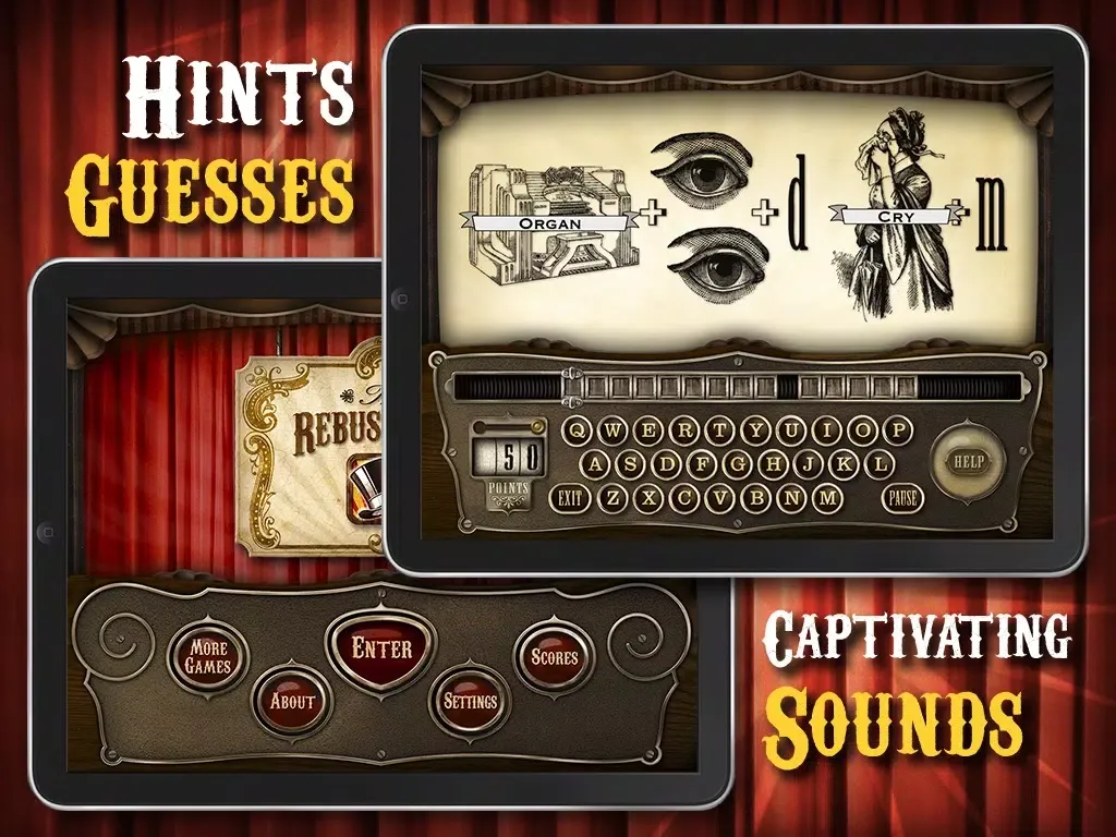Capturas de tela do The Rebus Show Free iPad 