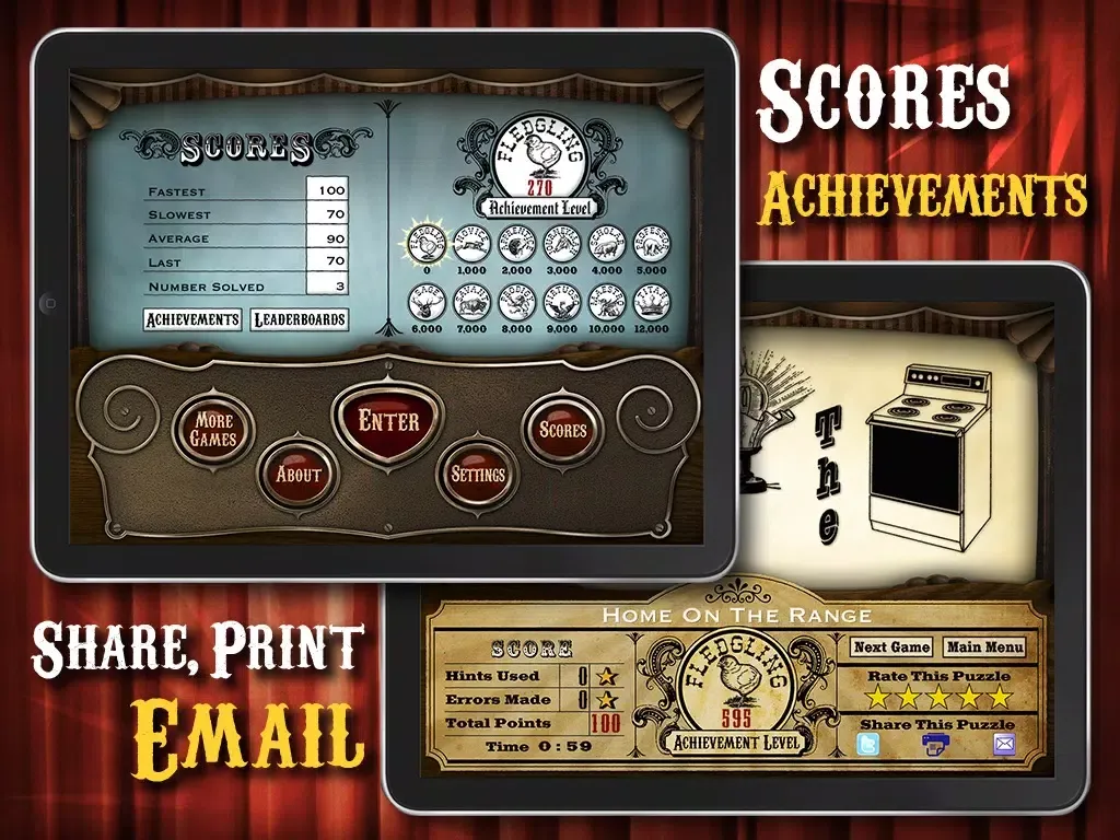 Capturas de tela do The Rebus Show Free iPad 