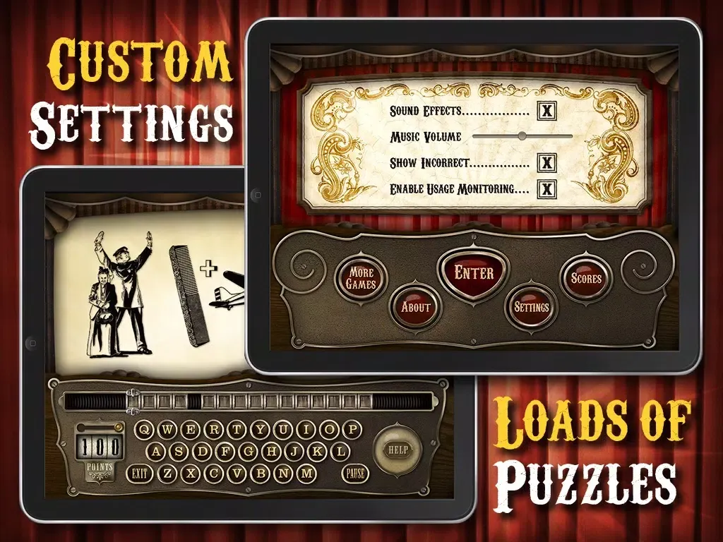 Capturas de tela do The Rebus Show Free iPad 