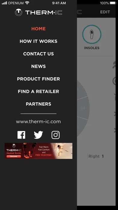 Capturas de tela do Therm-ic Heat control