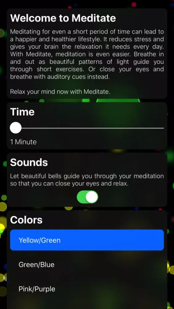 Zrzuty ekranu Meditate – Relax your mind