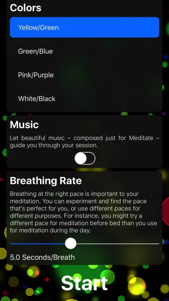 Zrzuty ekranu Meditate – Relax your mind