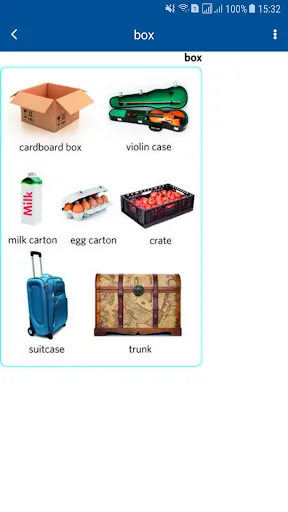 Tangkapan layar Collocations Thesaurus Offline