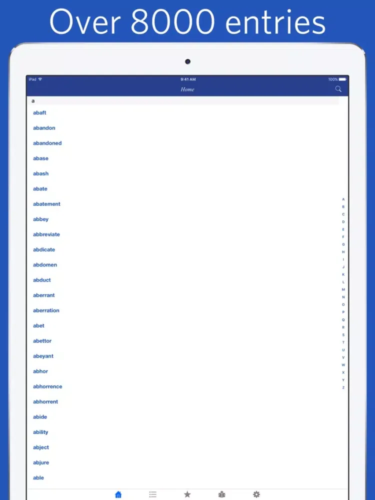 Captures d'écran de Advanced English Thesaurus iPad 