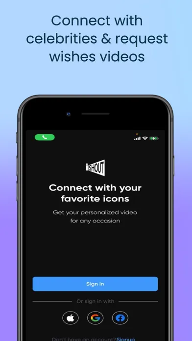 iShout سکرین شاٹس