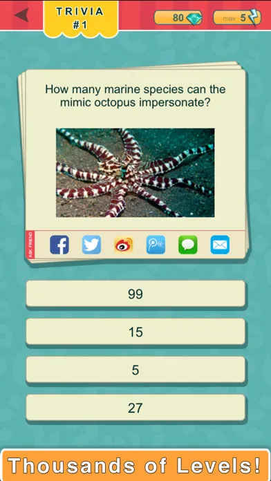 Tangkapan skrin Trivia Quest™ Unbelievable Facts - trivia questions