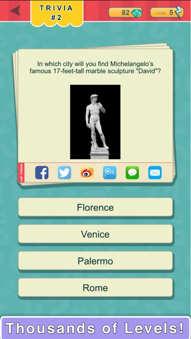 Ảnh chụp màn hình của Trivia Quest™ Travel - trivia questions