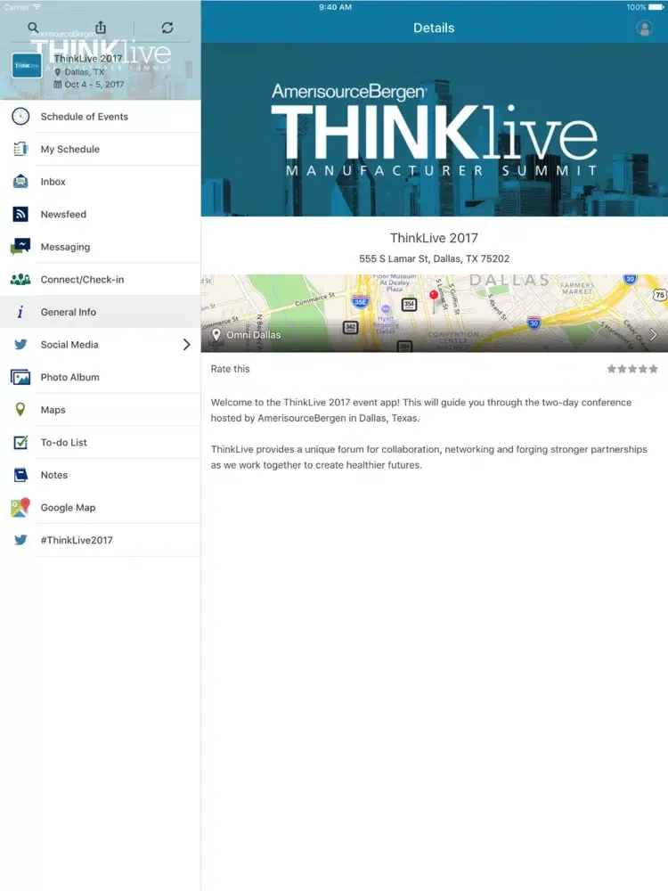 ThinkLive 2017 iPad  스크린샷